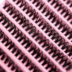 40P Cluster False Eyelashes D Curling DIY Self Grafting Lashes Extension