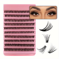 40P Cluster False Eyelashes D Curling DIY Self Grafting Lashes Extension