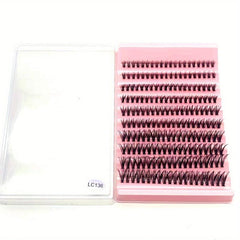 40P Cluster False Eyelashes D Curling DIY Self Grafting Lashes Extension