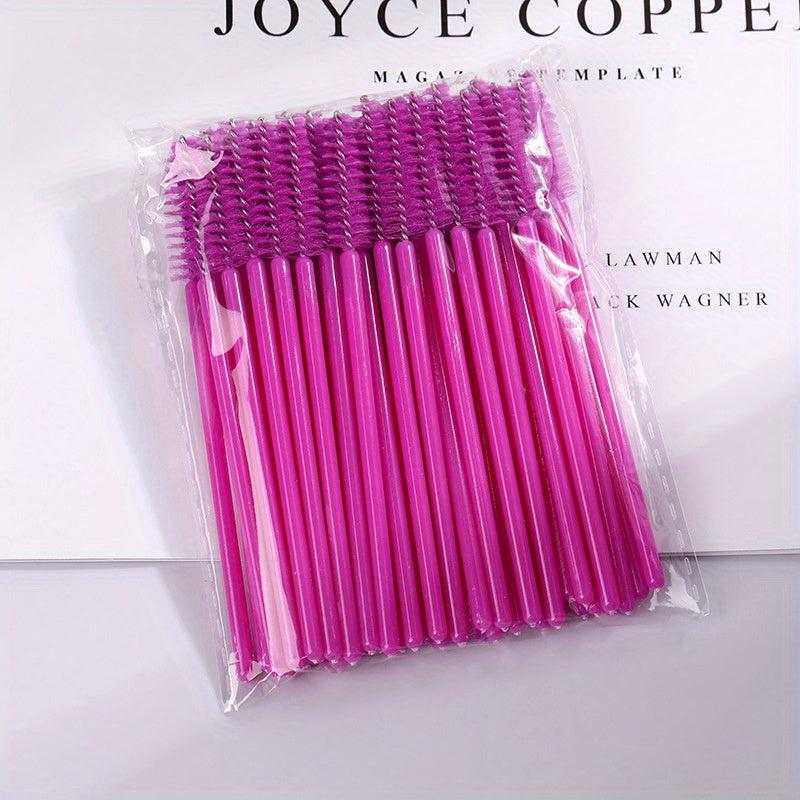 50pcs Lash Brushes for Mascara and Eyelash Extensions Cleaning and Application