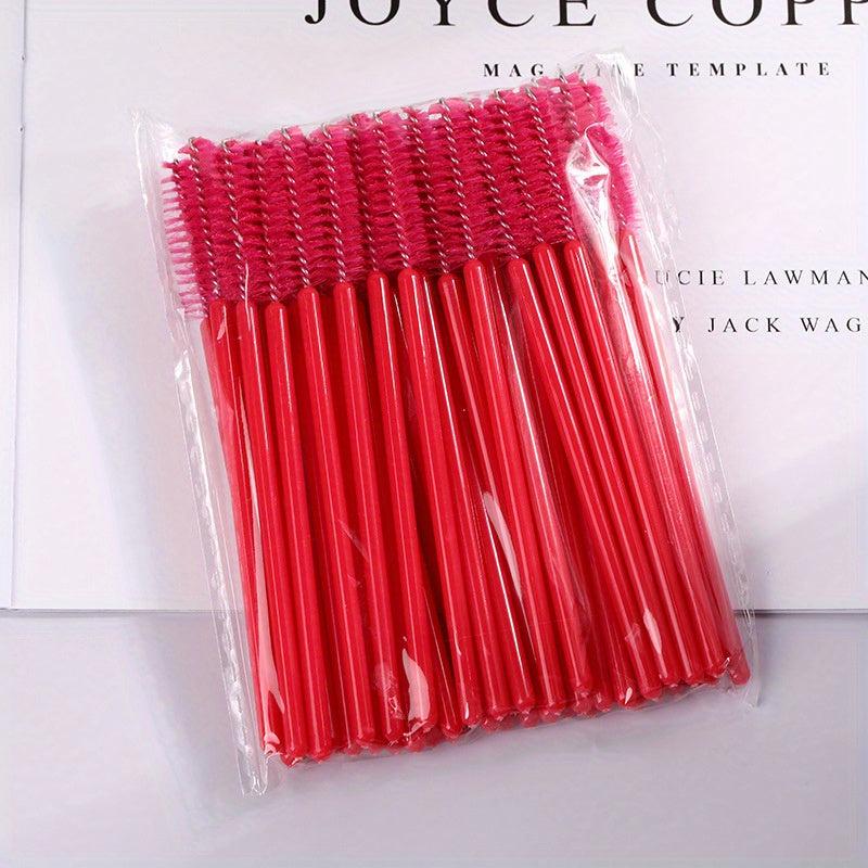 50pcs Lash Brushes for Mascara and Eyelash Extensions Cleaning and Application