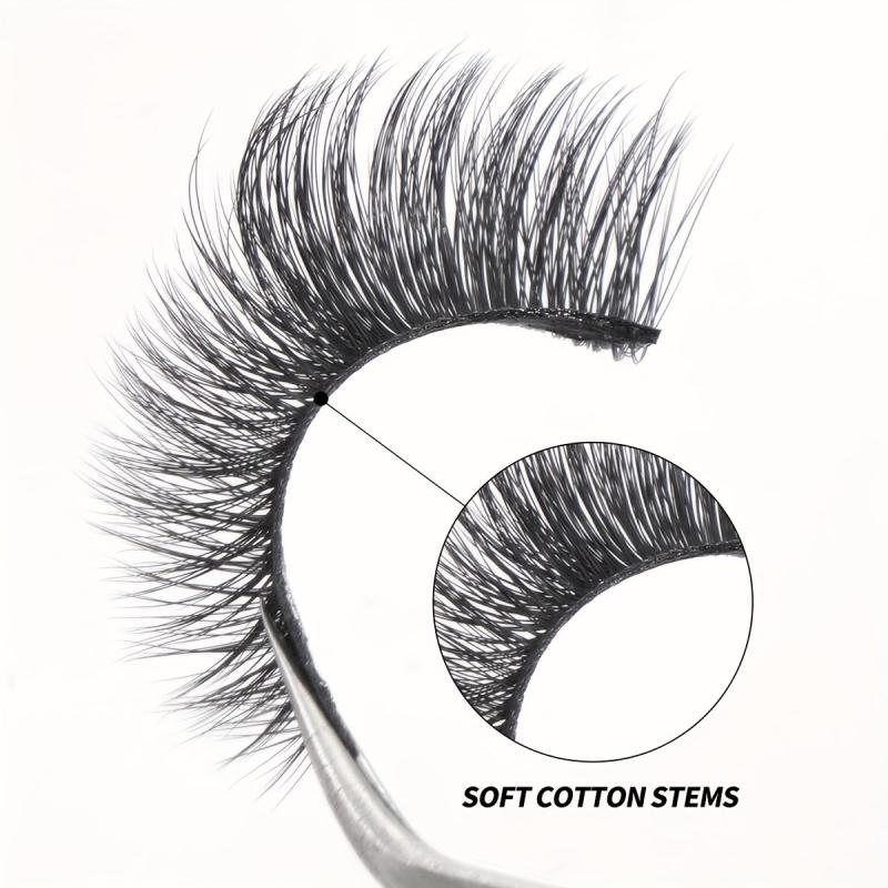7 Pairs Cat Eye False Eyelashes - Thick & Curling - Party and Daily Wear