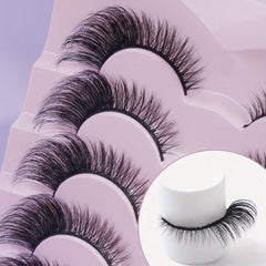 7 Pairs Cat Eye False Eyelashes - Thick & Curling - Party and Daily Wear