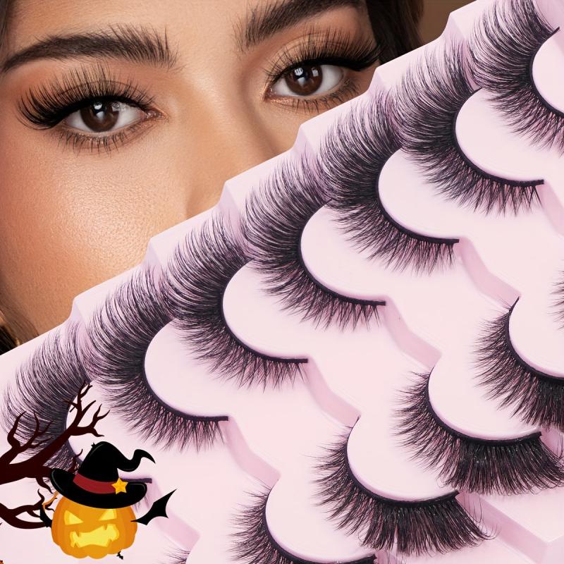 7 Pairs Cat Eye False Eyelashes - Thick & Curling - Party and Daily Wear