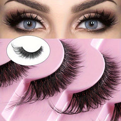 7 Pairs Fox Eye Lashes Fluffy Curly Faux Mink Lashes