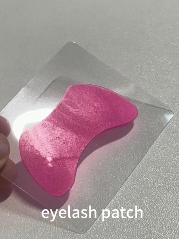 Pink Eye Patch Silicone Lower Lash Eye Makeup Beauty