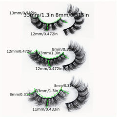 10 Pairs Dramatic Mink Lashes for Long, Thick Look