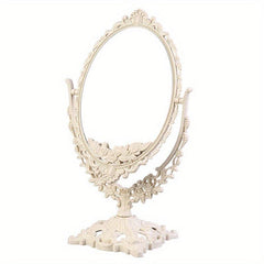 Vintage Oval Shaped Swivel Makeup Mirror for Women