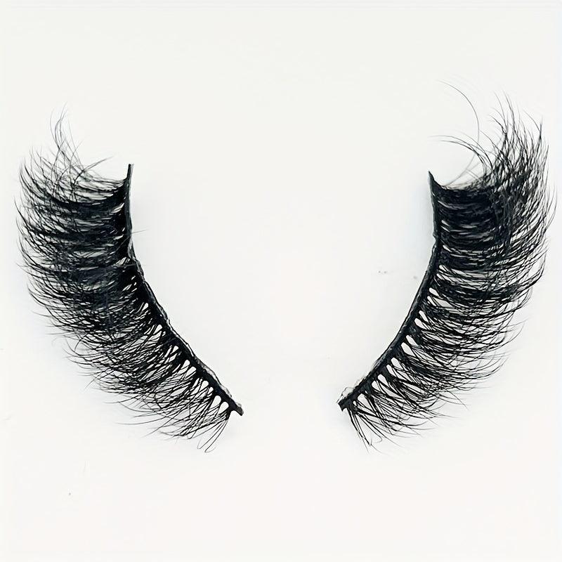 5 Pairs 5D False Eyelashes Fluffy Faux Mink Eyelashes Natural Look Lashes