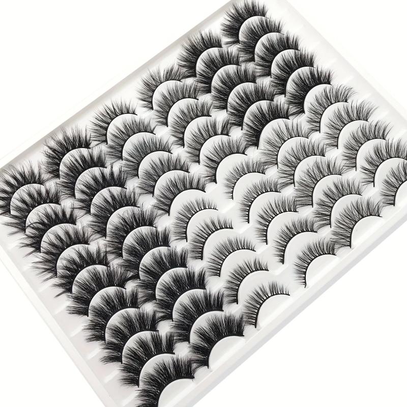 30 Pairs 20mm Mixed 3D Fluffy Volume False Eyelashes