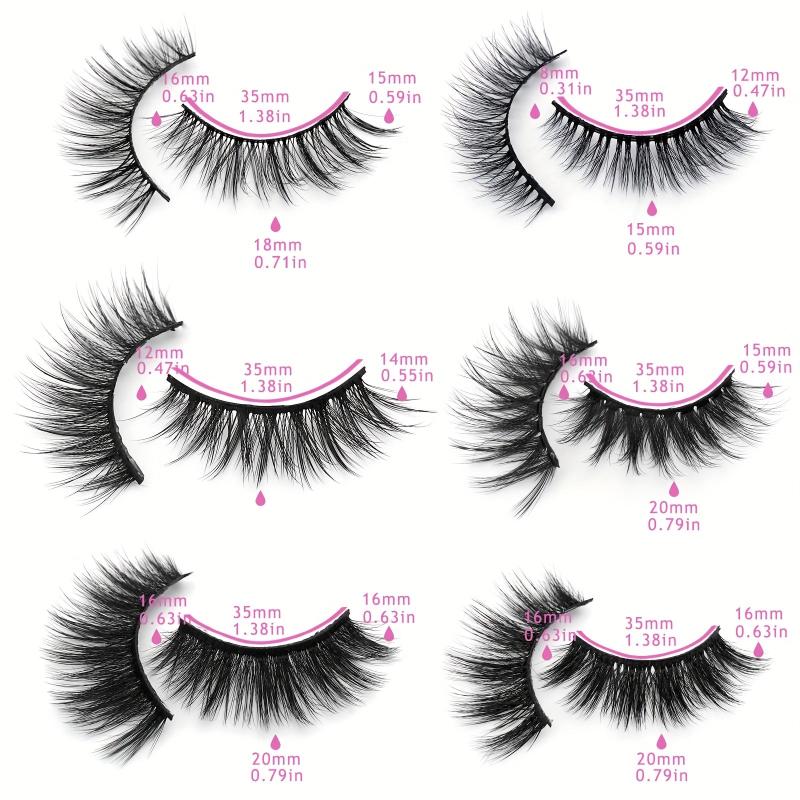 30 Pairs 20mm Mixed 3D Fluffy Volume False Eyelashes