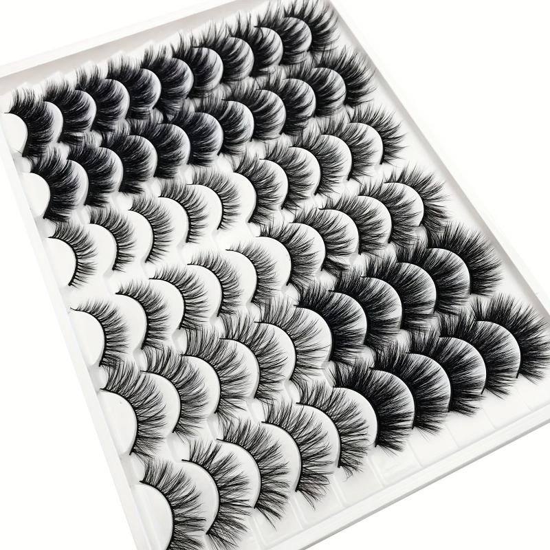 30 Pairs 20mm Mixed 3D Fluffy Volume False Eyelashes