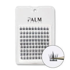 Palm Lashes Eyelash Extensions 90 Clusters C Curl Mixed Volume Individual Lashes