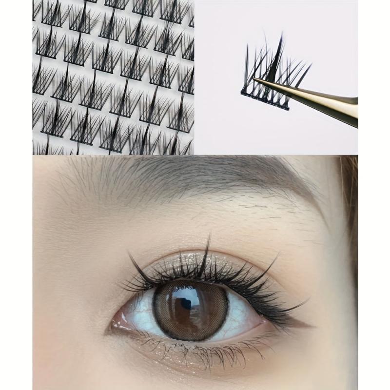 Palm Lashes Eyelash Extensions 90 Clusters C Curl Mixed Volume Individual Lashes