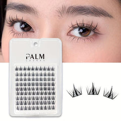 Palm Lashes Eyelash Extensions 90 Clusters C Curl Mixed Volume Individual Lashes