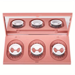Self Adhesive False Eyelashes Natural Storage Box Reusable Glue