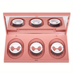 Self Adhesive False Eyelashes Natural Storage Box Reusable Glue