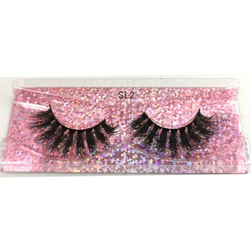 20 Pairs Natural Fluffy Wispy False Eyelashes 10 Styles Mixed Styles
