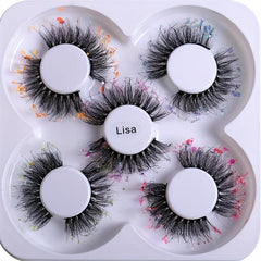 Glitter Luminous False Eyelashes 5 Pairs