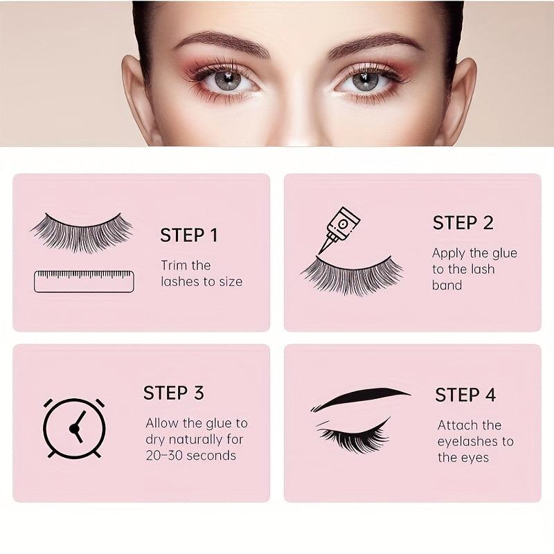 Wispy Faux Mink Lashes Fluffy Fairy Cat Eye Lashes Natural Style