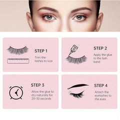 Wispy Faux Mink Lashes Fluffy Fairy Cat Eye Lashes Natural Style