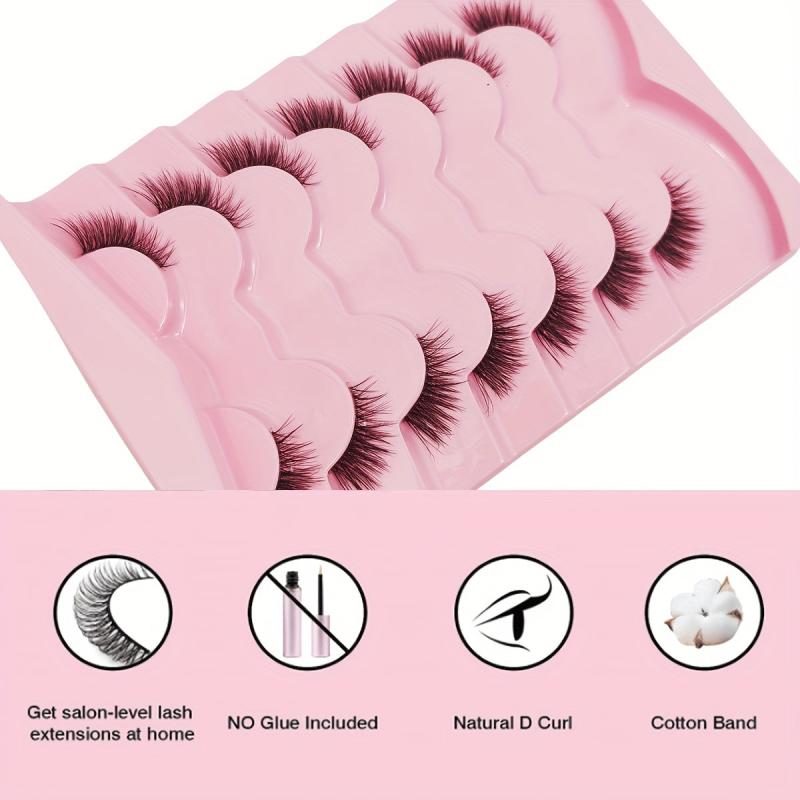 Wispy Faux Mink Lashes Fluffy Fairy Cat Eye Lashes Natural Style