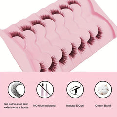 Wispy Faux Mink Lashes Fluffy Fairy Cat Eye Lashes Natural Style
