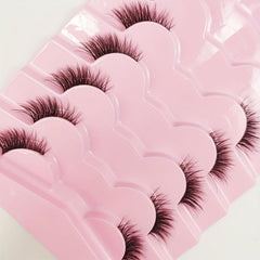 Wispy Faux Mink Lashes Fluffy Fairy Cat Eye Lashes Natural Style
