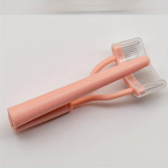 3pcs Eyelash Application Tool Kit Metal Teeth Comb Curler Tweezers Clips