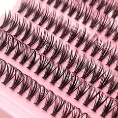 30P Cluster False Eyelashes Self Grafting DIY Lashes Extensions Makeup