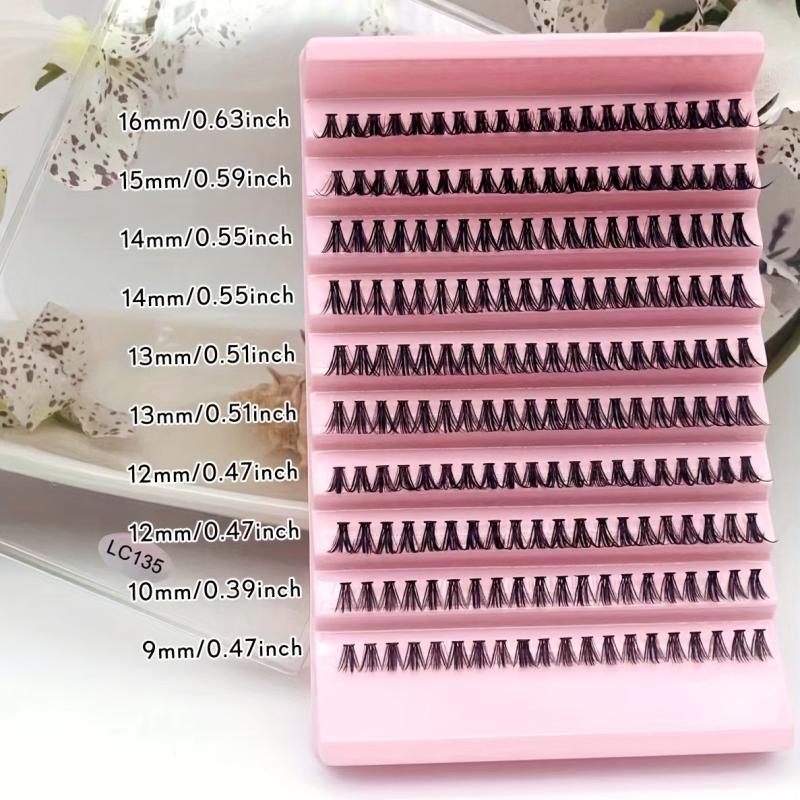 30P Cluster False Eyelashes Self Grafting DIY Lashes Extensions Makeup