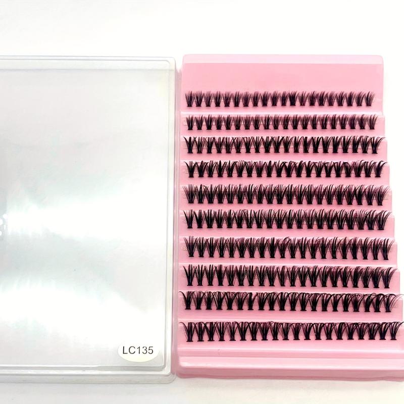30P Cluster False Eyelashes Self Grafting DIY Lashes Extensions Makeup