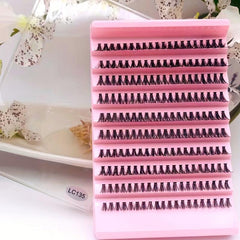 30P Cluster False Eyelashes Self Grafting DIY Lashes Extensions Makeup