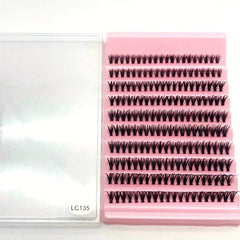 30P Cluster False Eyelashes Self Grafting DIY Lashes Extensions Makeup