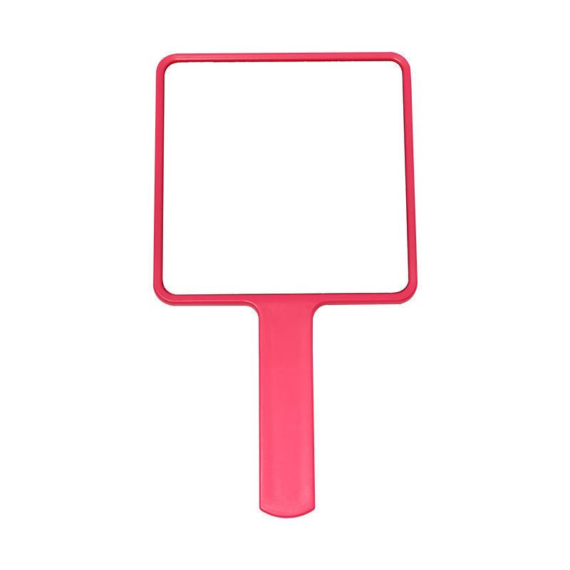 Handheld Square Makeup Vanity Mirror with Handle for Spa Salon