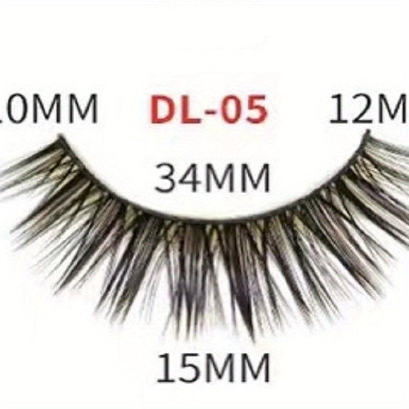 10 Pairs Full Strip Lashes - Natural Thick False Eyelashes