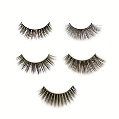 10 Pairs Full Strip Lashes - Natural Thick False Eyelashes