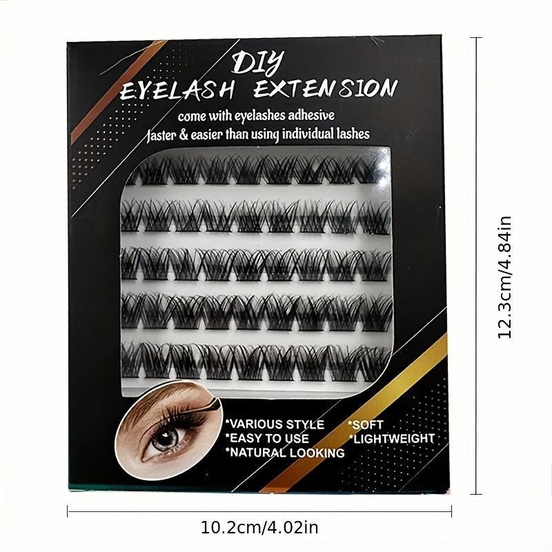 Thick Self Grafting Eyelashes Segmented Individual False Eyelashes