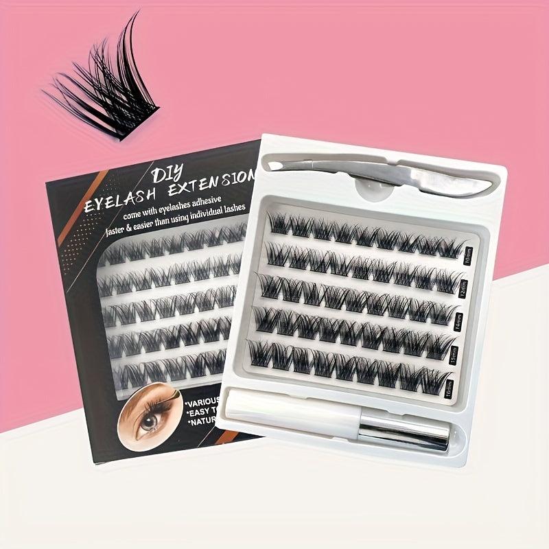 Thick Self Grafting Eyelashes Segmented Individual False Eyelashes