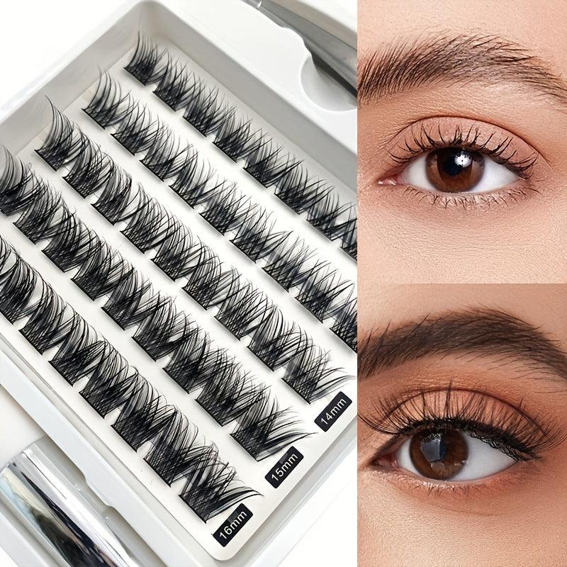 Thick Self Grafting Eyelashes Segmented Individual False Eyelashes