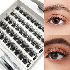 Thick Self Grafting Eyelashes Segmented Individual False Eyelashes