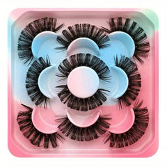 Natural Thick False Eyelashes Fluffy Slender Wispy Lashes
