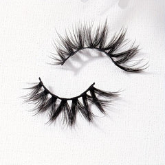 7 Pairs 5D Fishtail False Eyelashes Fluffy Wispy Makeup Extension 15mm