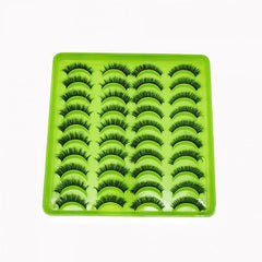20 Pairs Cat Fox Eye False Eyelashes Fluffy 8D Dramatic Reusable Faux Mink