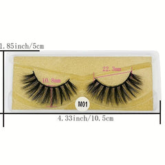 6D Mink False Eyelashes 10 50 100 Double Makeup Mink Eyelashes