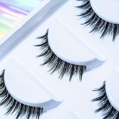 5 Pairs Spiky Manga Lashes Wispy Style Japanese Anime Cosplay Wear