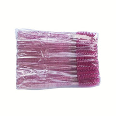 50Pcs Crystal Eyebrow Mascara Applicator Cosmetic Brushes