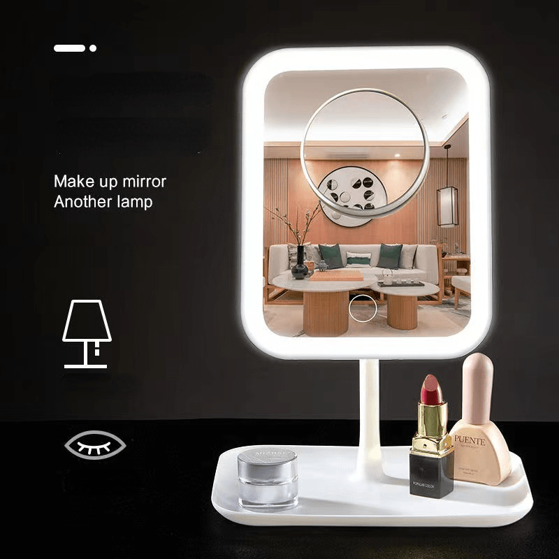 Portable LED Vanity Mirror with 3 Lighting Modes