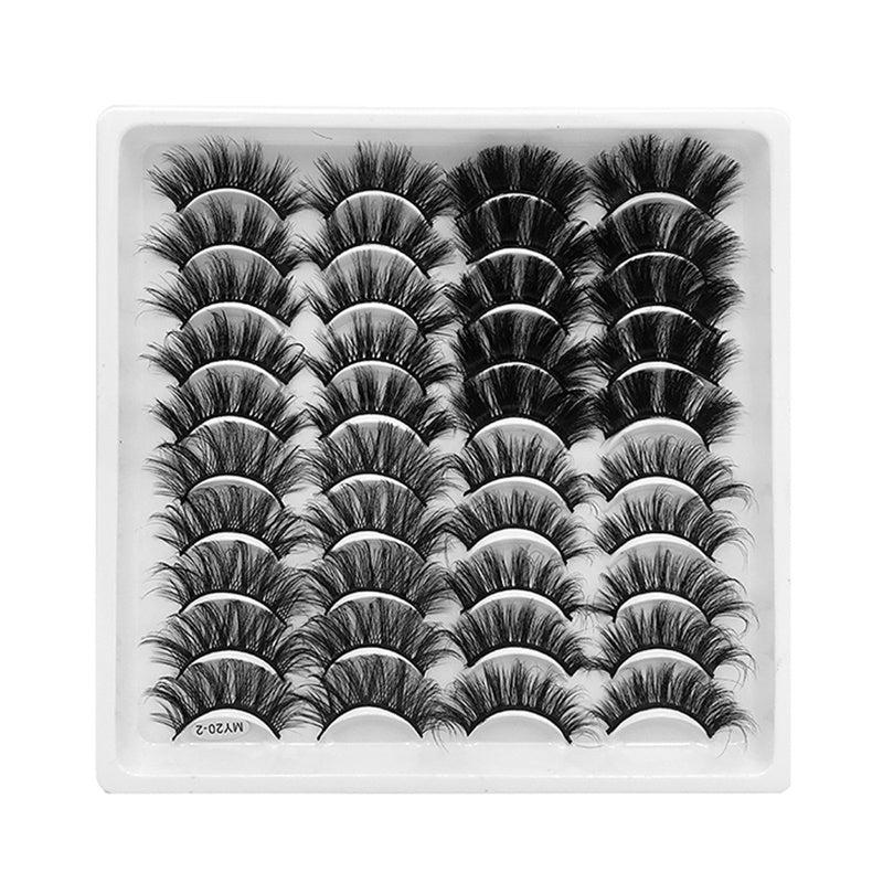 High Faux Mink False Eyelashes Daily Curling Natural Eyelashes