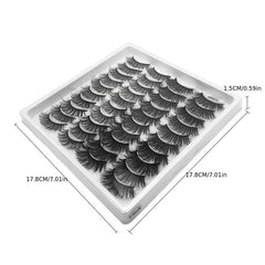 High Faux Mink False Eyelashes Daily Curling Natural Eyelashes